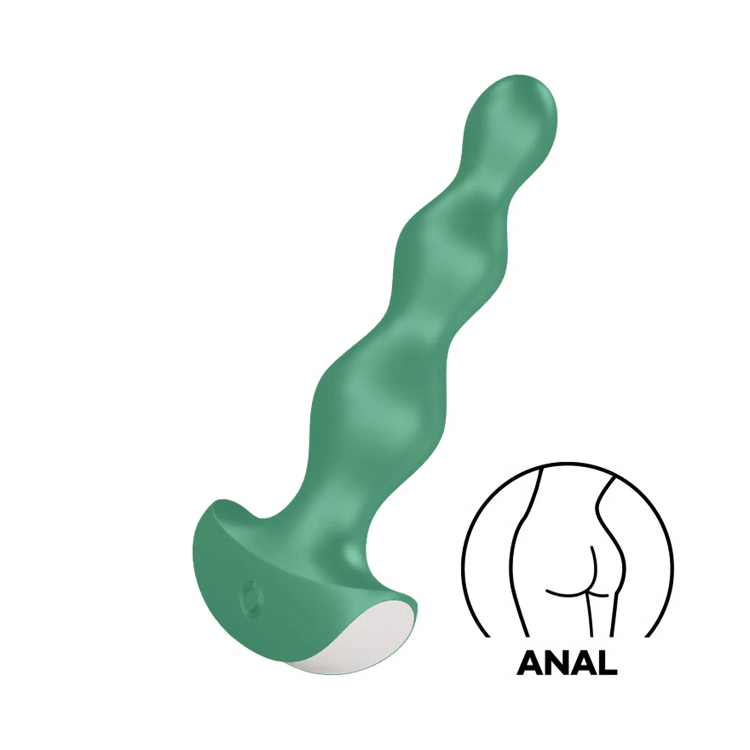 Satisfyer Lolli Plug 2 Analplug Vibrator grün aus Silikon mit ergonomischem Design