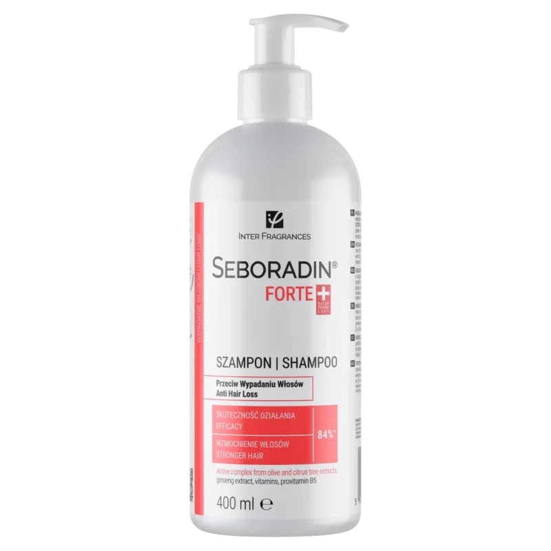 Seboradin Forte Shampoo gegen Haarausfall 400 ml für kräftiges und dichteres Haar