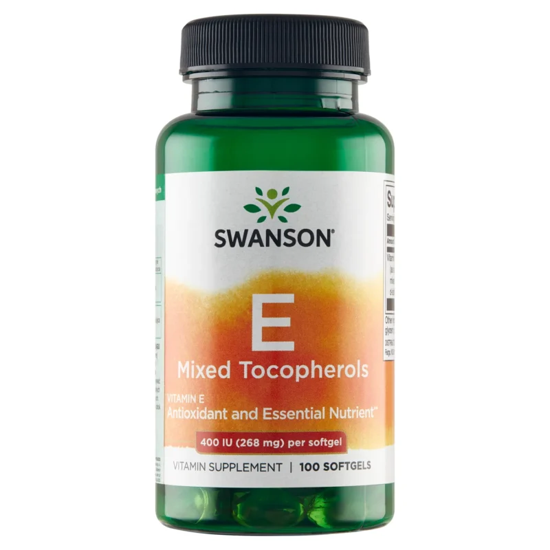 Swanson Vitamin E 400 IU Mixed Tocopherols 100 Softgel Kapseln hochdosiert