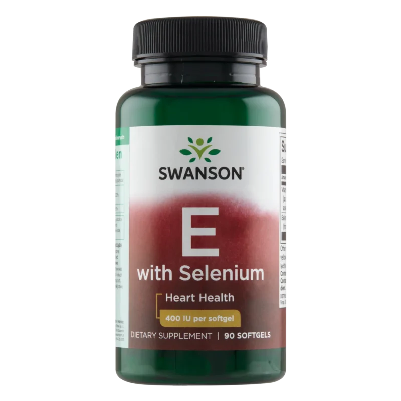 Swanson Vitamin E mit Selen 90 Softgel Kapseln hochdosiert Antioxidans