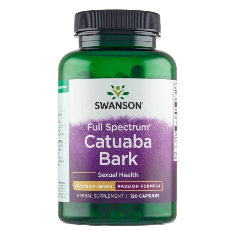 Swanson Full Spectrum Catuaba Bark Kapseln mit Catuaba Rinde – natürliche Nahrungsergänzung zur Unterstützung von Vitalität, 120 Kapseln