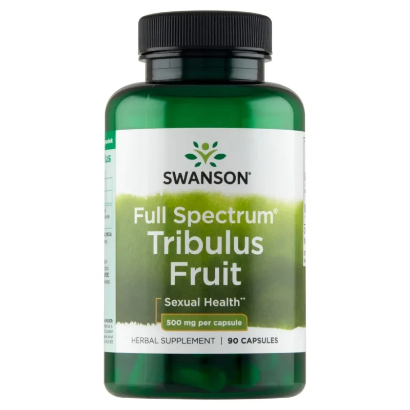 Swanson Full Spectrum Tribulus Fruit Kapseln mit Tribulus terrestris – natürliche Nahrungsergänzung für Männer, 90 Kapseln