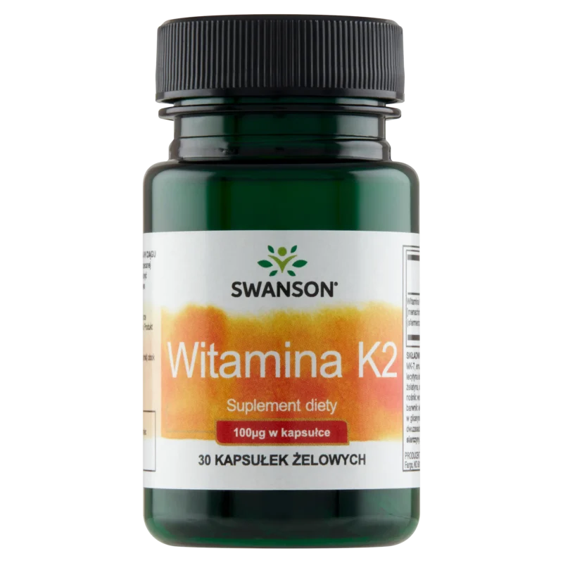 Swanson Vitamin K2 MK-7 100 µg 30 Softgel Kapseln aus Natto