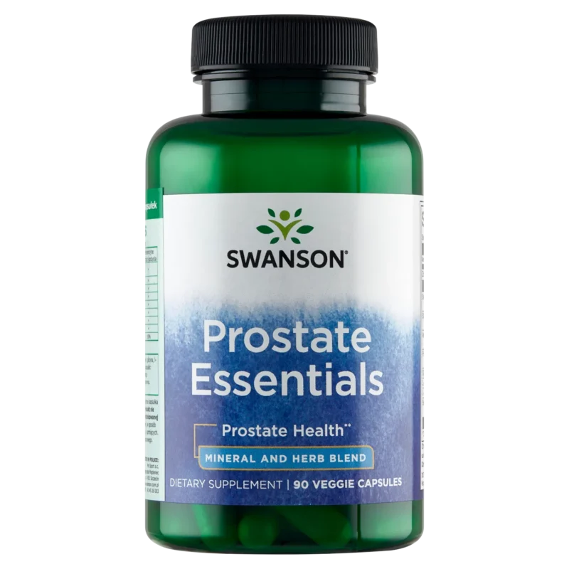 Swanson Prostate Essentials 90 vegetarische Kapseln zur Unterstützung der Prostata mit Sägepalme, Brennnessel und Ginseng