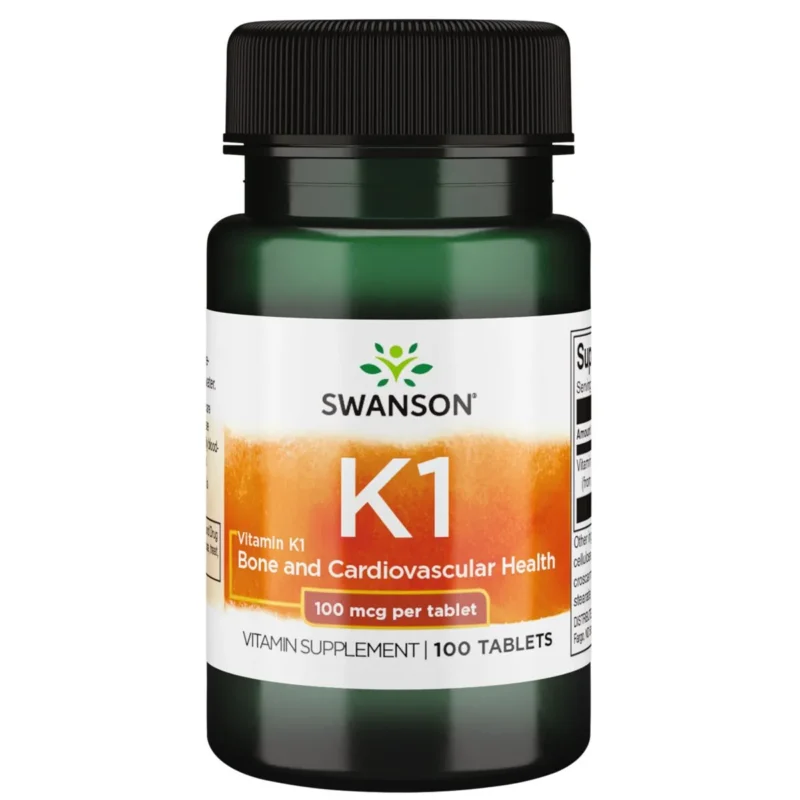 Swanson Vitamin K1 100 µg 100 Tabletten Phyllochinon