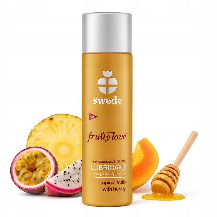 Swede Fruity Love Tropical Fruits & Honey 100 ml essbares Gleitgel mit tropischen Früchten und Honig