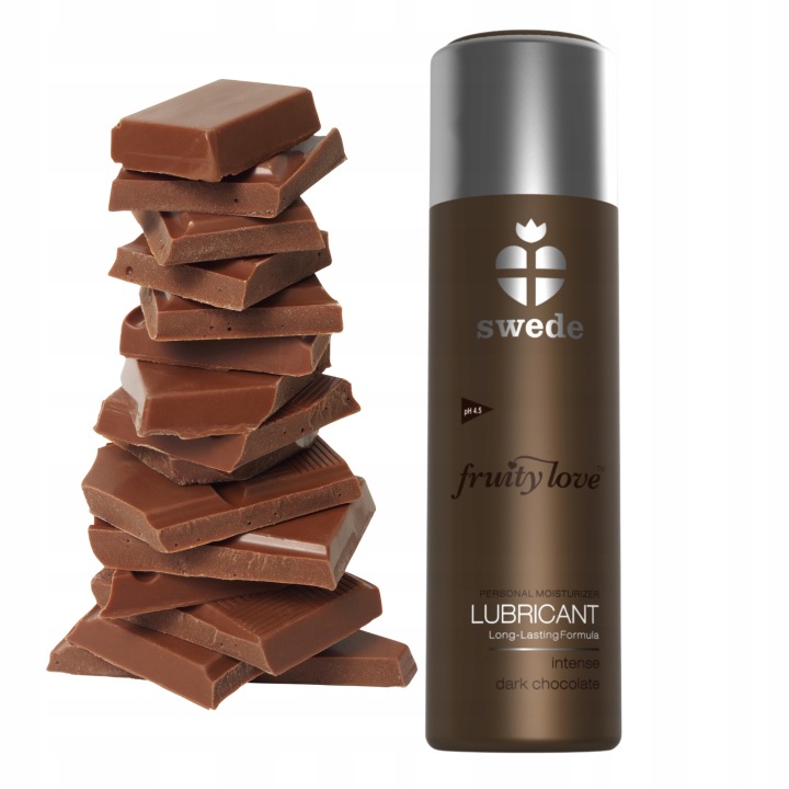 Swede Gleitgel Schokolade 100 ml wasserbasiertes Intimgel mit Schokoladengeschmack