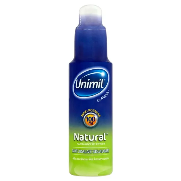 Unimil Natural Intimgel 100 ml – wasserbasiertes feuchtigkeitsspendendes Gleitgel