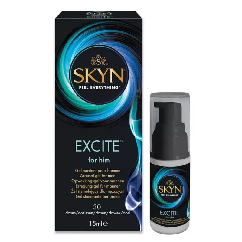 Unimil Skyn Excite For Him Stimulationsgel für Männer 15 ml – Intimgel mit L-Arginin