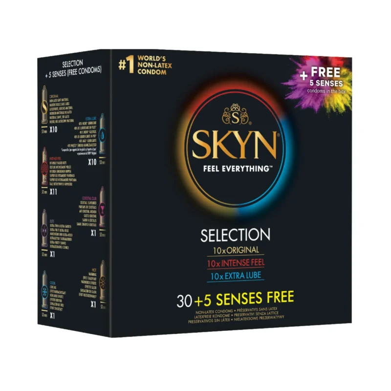 Unimil SKYN Selection Kondom Set 30 + 5 gratis latexfreie Kondome
