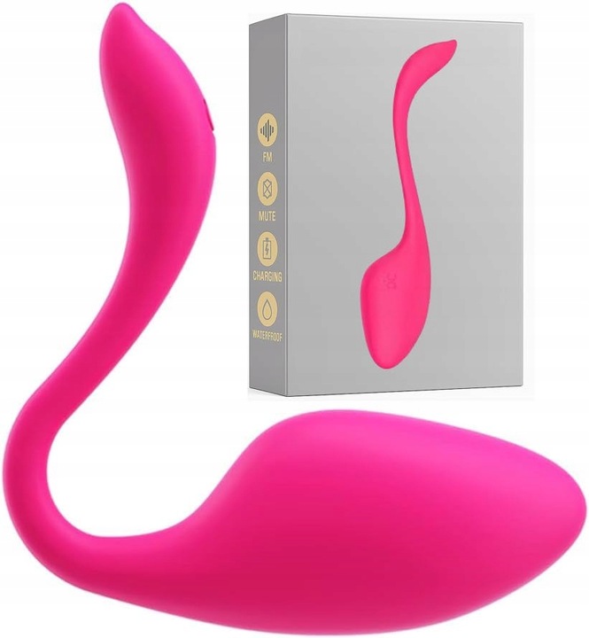 App gesteuertes Vibrations Ei aus medizinischem Silikon mit 10 Vibrationsmodi und Bluetooth Steuerung