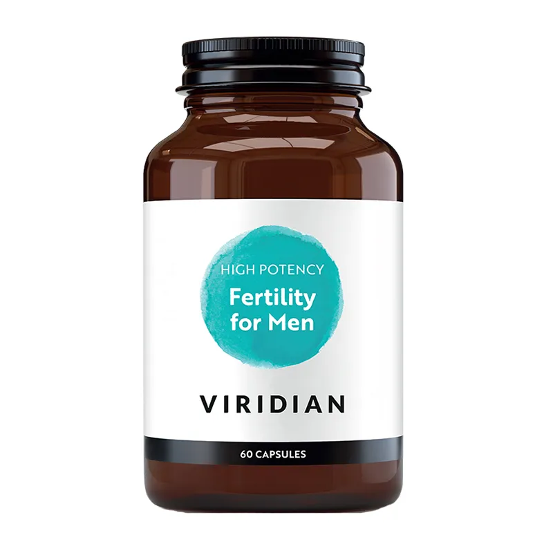 Viridian Fertility for Men – Nahrungsergänzung für Männer mit Zink, Selen und Q10, 60 Kapseln für Fruchtbarkeit
