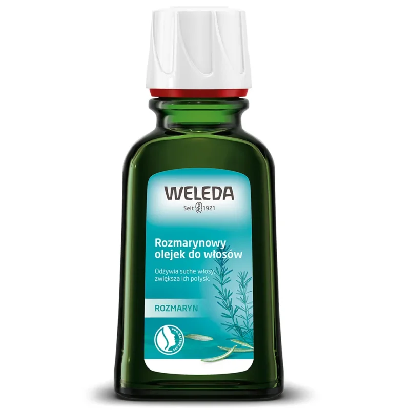 Weleda Rosmarin Haaröl 50 ml natürliches Pflegeöl für Haare und Kopfhaut