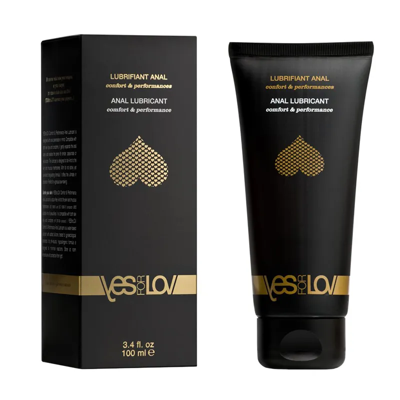 YESforLOV Analgel 100 ml feuchtigkeitsspendendes Anal Gleitgel mit Jojoba-Extrakt