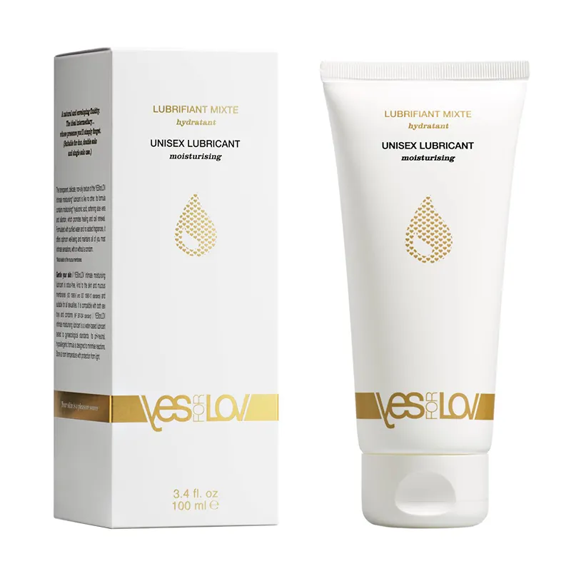 YESforLOV Gleitgel mit Hyaluronsäure 50 ml feuchtigkeitsspendendes wasserbasiertes Intimgel