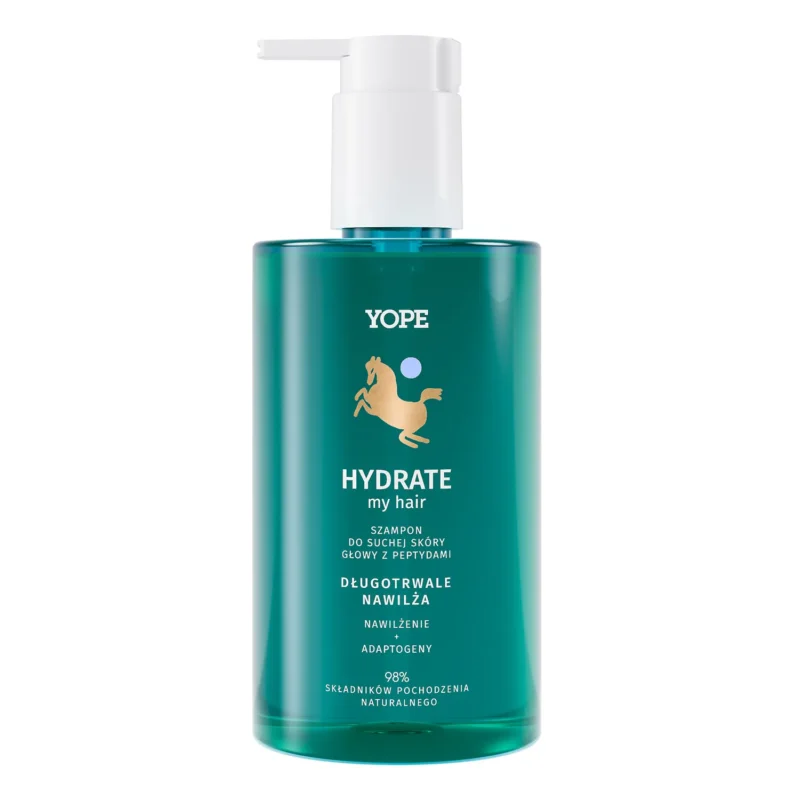 Yope Hydrate My Hair Shampoo für trockene Kopfhaut mit Peptiden 300 ml