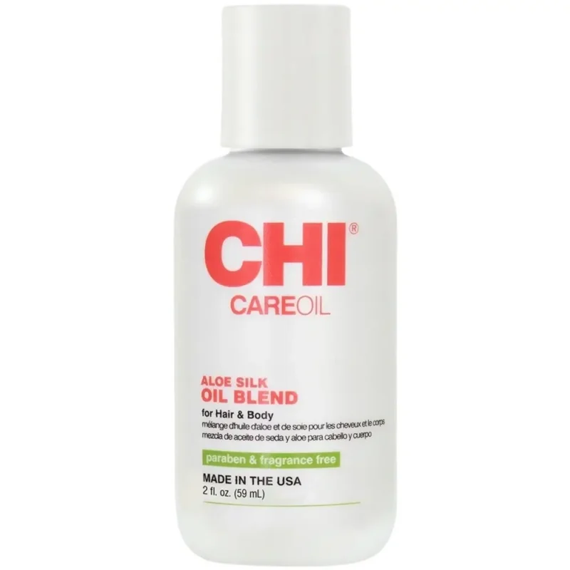 CHI Care Oil Aloe Silk Haaröl ohne Duftstoffe für glattes, glänzendes und gepflegtes Haar