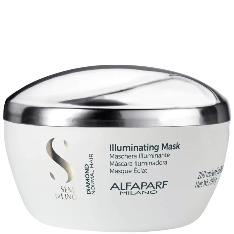 Alfaparf Semi di Lino Diamond Illuminating Haarmaske für normales Haar 200 ml
