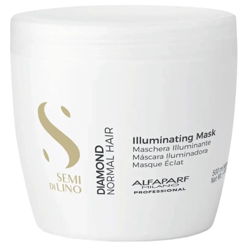 Alfaparf Semi Di Lino Diamond Illuminating Haarmaske für glänzendes Haar 500 ml