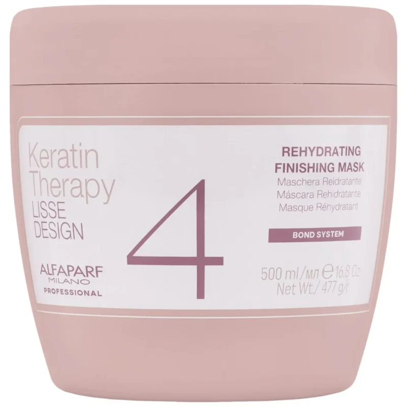 Alfaparf Lisse Design Keratin Therapy Haarmaske für glattes Haar nach Keratinbehandlung 500 ml
