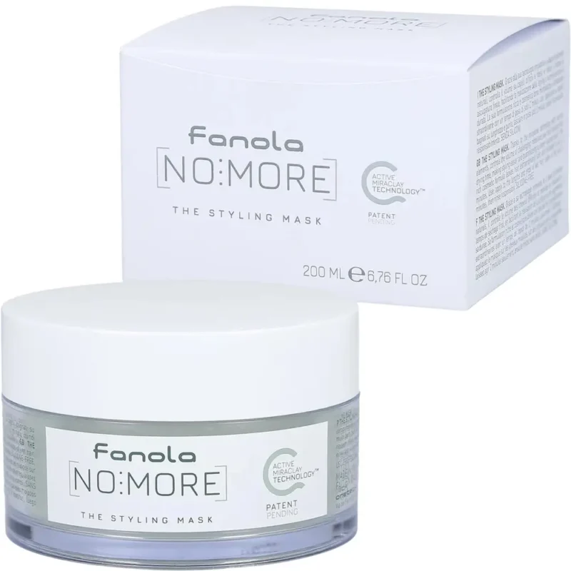 Fanola No More Styling Haarmaske 200 ml gegen Frizz für glatte und leicht stylbare Haare