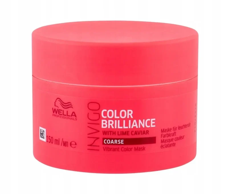 Wella INVIGO Color Brilliance Haarmaske für dickes coloriertes Haar mit Limettenkaviar 150 ml