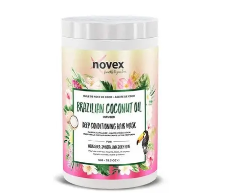 Novex Coconut Oil Haarmaske mit Kokosöl zur Regeneration trockener und geschädigter Haare 1 kg