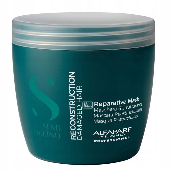 Alfaparf Semi di Lino Reconstruction Haarmaske 500 ml für geschädigtes Haar