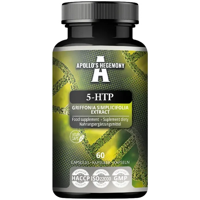 Apollo's Hegemony 5-HTP 60 Kapseln – Nahrungsergänzung mit Griffonia-Extrakt