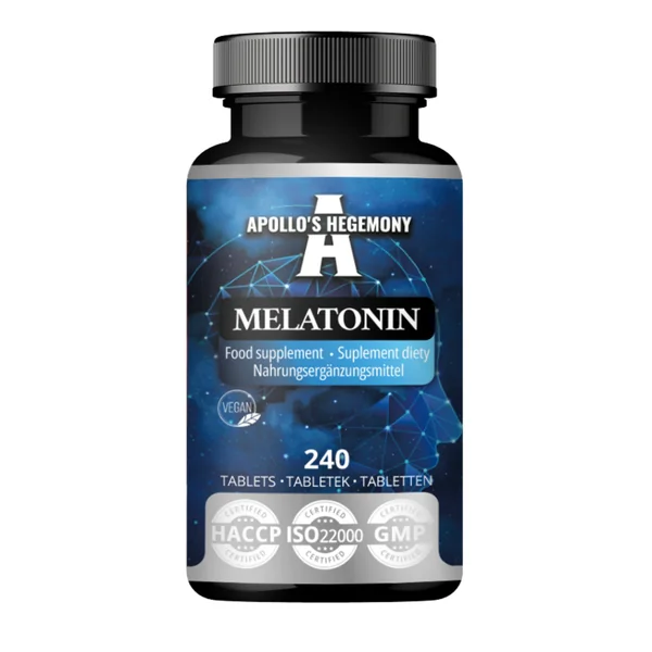Apollo's Hegemony Melatonin 240 Tabletten für besseren Schlaf