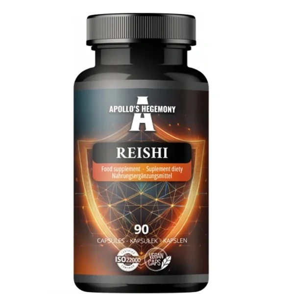 Apollo's Hegemony Reishi Kapseln mit Ganoderma lucidum Extrakt zur Unterstützung des Immunsystems
