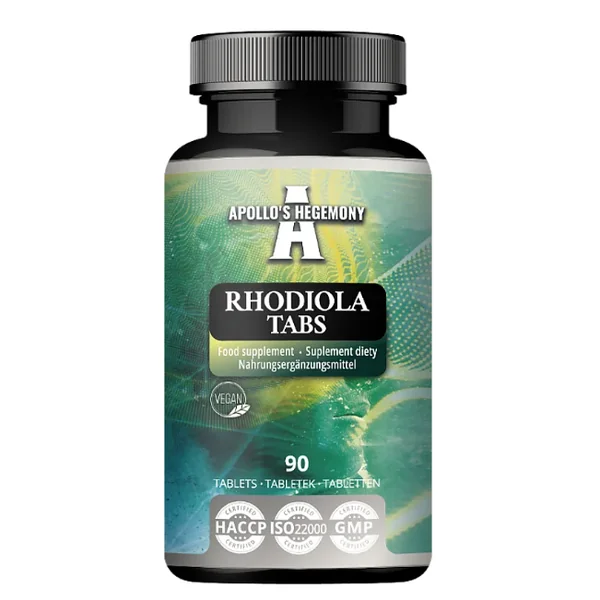 Apollo's Hegemony Rhodiola Tabletten mit Rosenwurz Extrakt zur Unterstützung von Stressresistenz und Energie