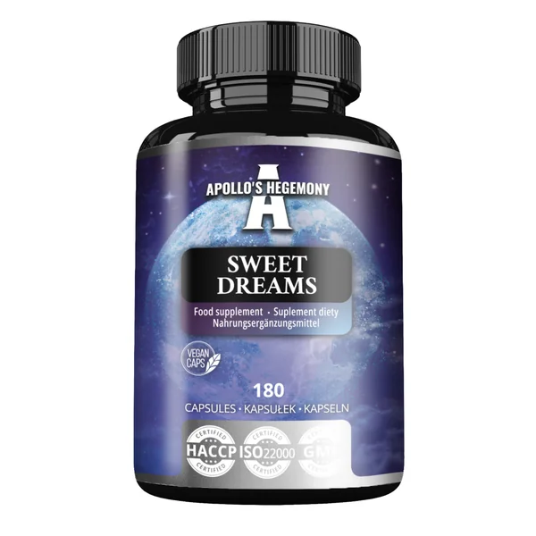 Apollo's Hegemony Sweet Dreams 180 Kapseln für besseren Schlaf und Entspannung