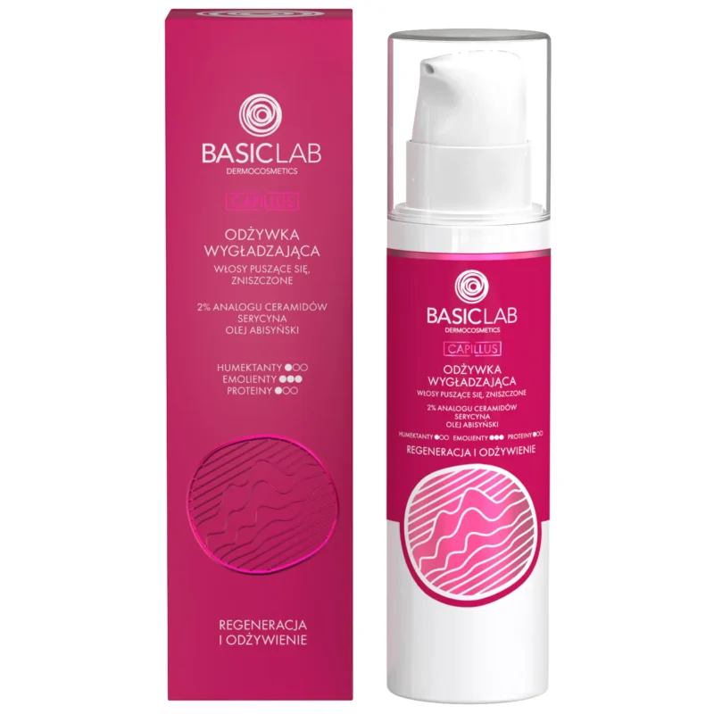 BasicLab Capillus glättende Haarspülung gegen Frizz 250 ml