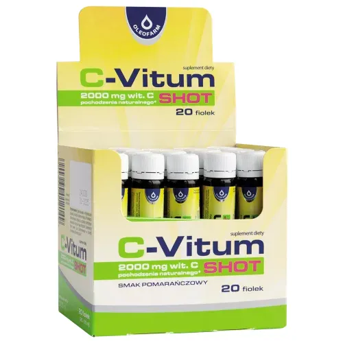 C-Vitum Shot Vitamin C 1000 mg flüssig in Ampullen mit Orangengeschmack