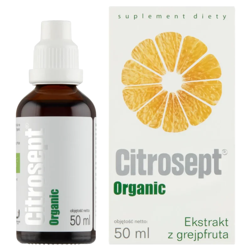 Citrosept Organic Grapefruitextrakt Bio Tropfen mit Vitamin C und Bioflavonoiden 50 ml