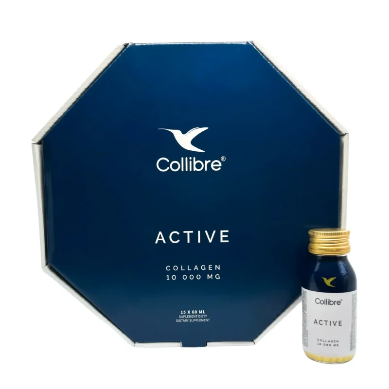 Collibre Active Kollagen Shot 10000 mg 15x60 ml flüssiges Nahrungsergänzungsmittel für Haut und Gelenke