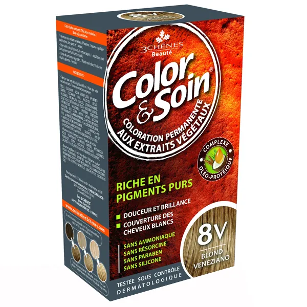 Color&Soin 8V Venezianisch Blond Haarfarbe mit Pflanzenextrakten und warmem Blondton
