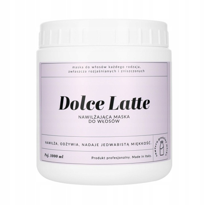Dolce Latte Haarmaske 1000 ml mit Milchproteinen für alle Haartypen