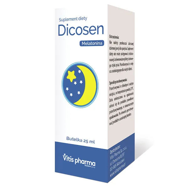 Dicosen Melatonin Tropfen 25 ml für besseren Schlaf und schnelleres Einschlafen