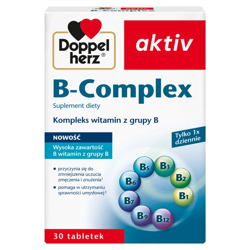 Doppelherz aktiv B-Complex Vitamin B Tabletten 30 Stück