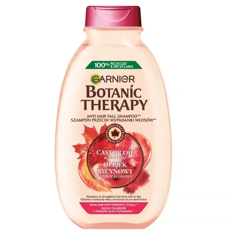 Garnier Botanic Therapy Shampoo gegen Haarausfall mit Rizinusöl und Ahornsirup 400 ml