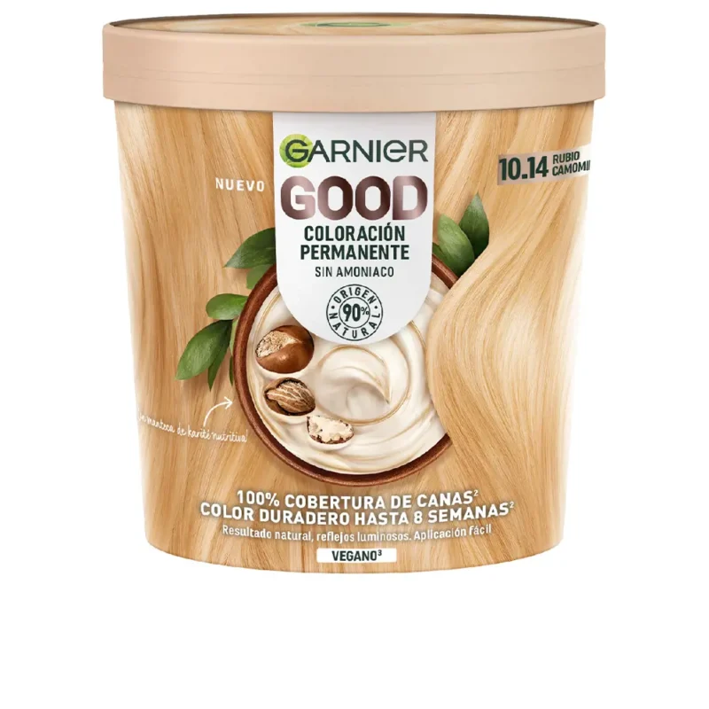 Garnier Good Permanent Hair Colour 10.14 Kamillenblond für hellen Blondton und Grauabdeckung