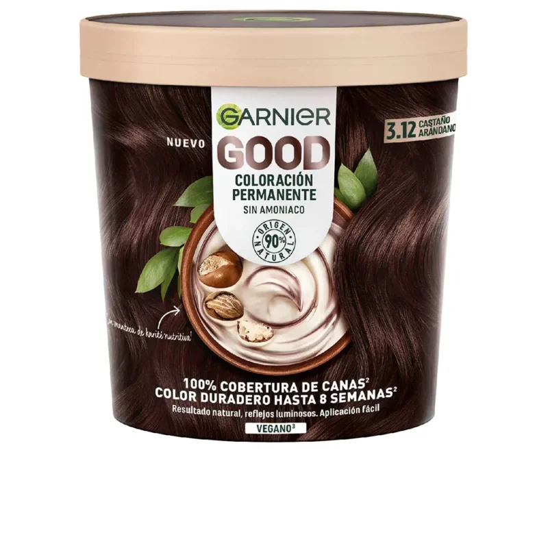 Garnier Good Permanent Hair Colour 3.12 Cranberry-Kastanie für dunklen Braunton mit rotem Schimmer