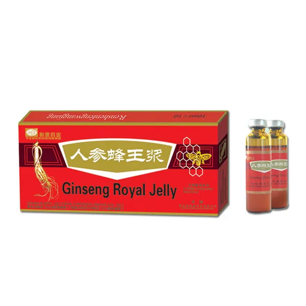 Ginseng Royal Jelly Ampullen 10x10 ml mit Ginseng und Gelée Royale für Energie und Vitalität
