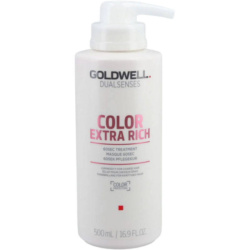 Goldwell Dualsenses Color Extra Rich 60s Maske 500 ml Haarmaske für gefärbtes Haar mit Farbschutz