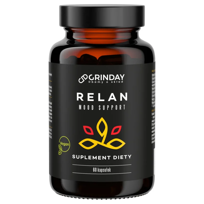 Grinday Relan Kapseln mit Ashwagandha, Safran und Ginseng