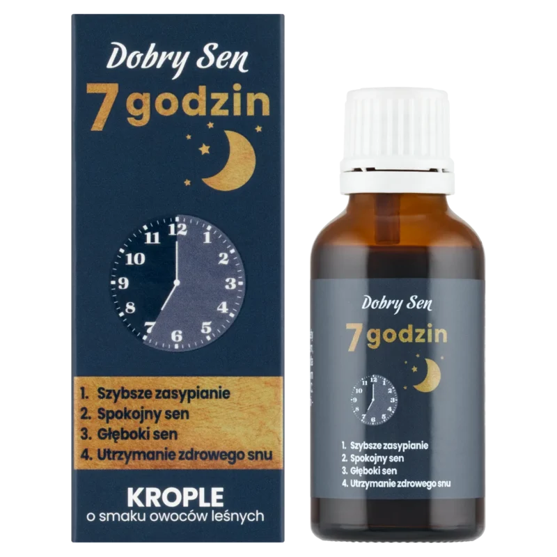 Guter Schlaf 7 Stunden Tropfen 30 ml mit Melatonin für besseren Schlaf und Entspannung