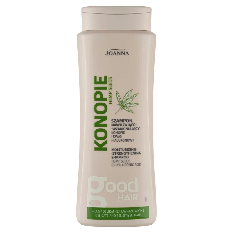 Joanna Hanf feuchtigkeitsspendendes und stärkendes Shampoo 400 ml