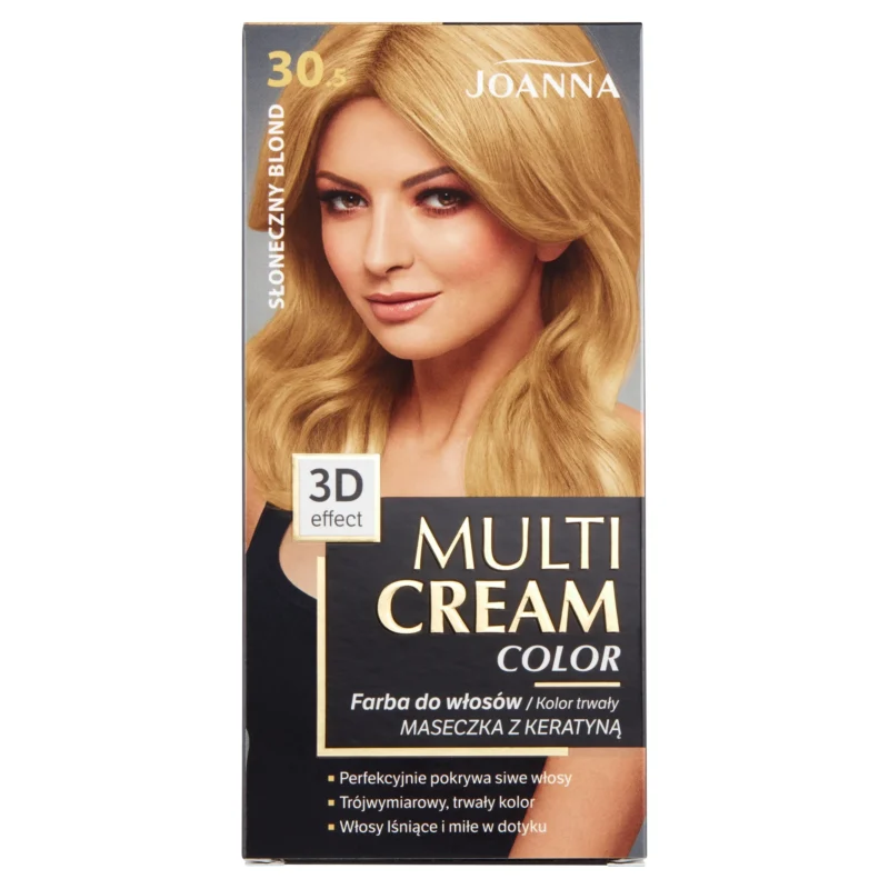 Joanna Multi Cream Color 30.5 Sonnenblond Haarfarbe mit 3D Effekt und intensiver Blondfarbe